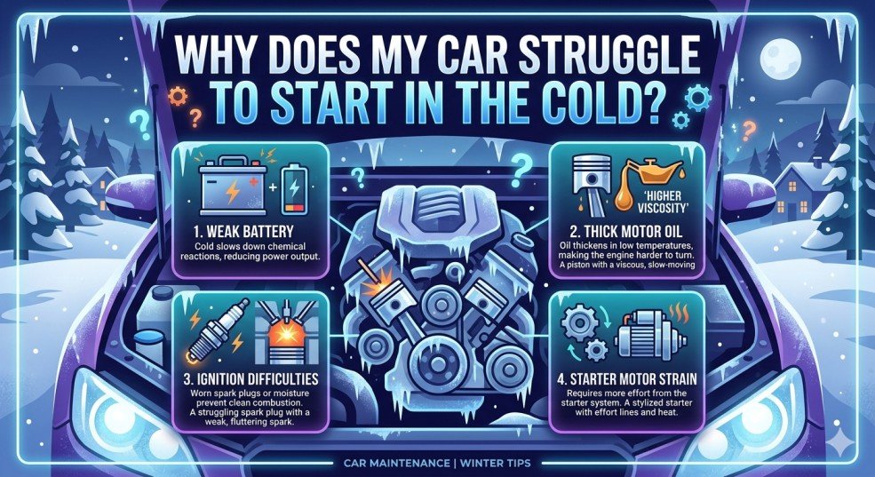 Why Does My Car Struggle to Start in the Cold